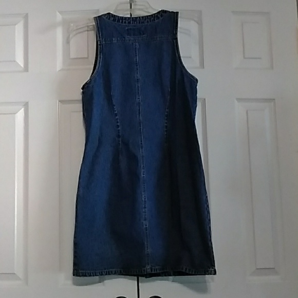 Blue Jean mini dress body hugging size 5 - Picture 5 of 8
